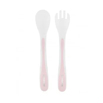 Kikka Boo set kašičica i viljuška PP pink Kikka Boo set kašičica i viljuška PP pink