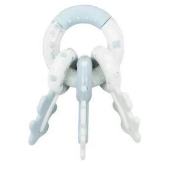 Kikka Boo silikonska glodalica Keys ring Blue Kikka Boo silikonska glodalica Keys ring Blue