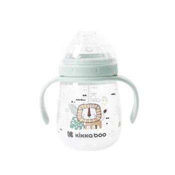 Kikka Boo šolja sa silikonskim piskom Savanna 240ml Mint-1 Kikka Boo šolja sa silikonskim piskom Savanna 240ml Mint-1