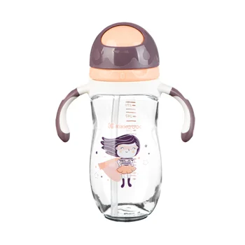 Kikka Boo šolja tritan sa slamkom i ručicama 300ml Supergirl Kikka Boo šolja tritan sa slamkom i ručicama 300ml Supergirl