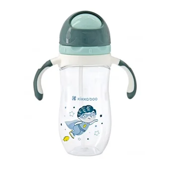 Kikka Boo šolja tritan sa slamkom i ručicama 300ml Superboy Kikka Boo šolja tritan sa slamkom i ručicama 300ml Superboy