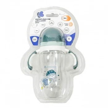 Kikka Boo šolja tritan sa slamkom i ručicama 300ml Superboy-2 Kikka Boo šolja tritan sa slamkom i ručicama 300ml Superboy-2