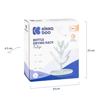 Kikka Boo stalak za sušenje flašica Tulip Mint-1 Kikka Boo stalak za sušenje flašica Tulip Mint-1