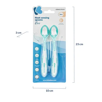 Kikka Boo termoosetljive kašičice Boo 2/1 mint-1 Kikka Boo termoosetljive kašičice Boo 2/1 mint-1