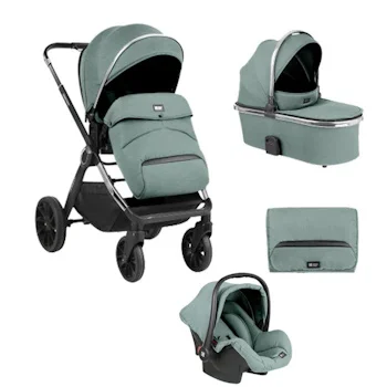 Kikka Boo kolica sa autosedištem i tvrdom korpom Tiffany set 3u1 mint Kikka Boo kolica sa autosedištem i tvrdom korpom Tiffany set 3u1 mint