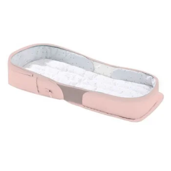 Kikka Boo torba sa putnim krevetićem 2u1 pink-1 Kikka Boo torba sa putnim krevetićem 2u1 pink-1