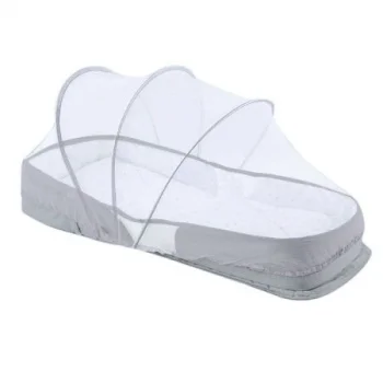 Kikka Boo torba sa putnim krevetićem 2u1 grey -1 Kikka Boo torba sa putnim krevetićem 2u1 grey -1