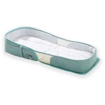 Kikka Boo torba sa putnim krevetićem 2u1 mint-2 Kikka Boo torba sa putnim krevetićem 2u1 mint-2