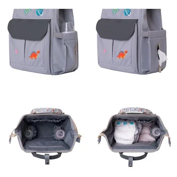 Kikka Boo torba za mame Myla Grey-3 Kikka Boo torba za mame Myla Grey-3