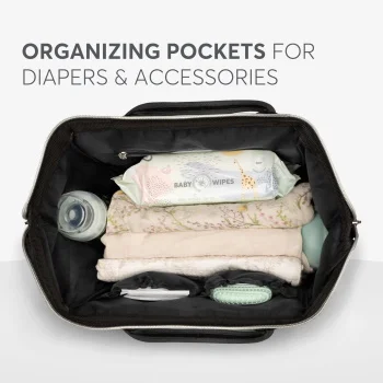 Kikka Boo torba za mame Siena Premium Black Silver-4 Kikka Boo torba za mame Siena Premium Black Silver-4