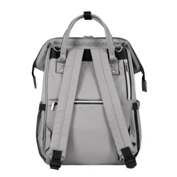 Kikka Boo torba za mame Siena Premium Light Grey-1