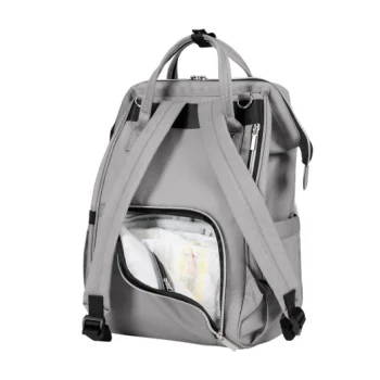 Kikka Boo torba za mame Siena Premium Light Grey-4