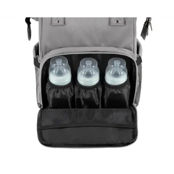 Kikka Boo torba za mame Siena Premium Light Grey-7