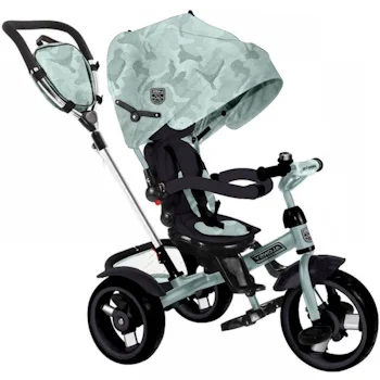 Kikka Boo tricikl Alonsy mint camouflage-1