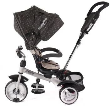 Kikka Boo tricikl Alonsy beige triangles-1 Kikka Boo tricikl Alonsy beige triangles-1