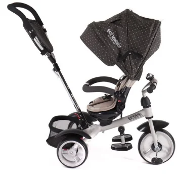 Kikka Boo tricikl Alonsy beige triangles-3 Kikka Boo tricikl Alonsy beige triangles-3