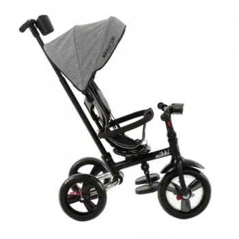 Kikka Boo tricikl Nikki light grey melange-1 Kikka Boo tricikl Nikki light grey melange-1