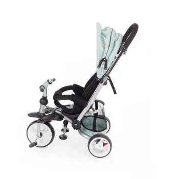 Kikka Boo tricikl Vetta green melange cranes-2 Kikka Boo tricikl Vetta green melange cranes-2