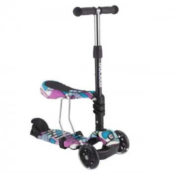 Kikka Boo trotinet 3u1 Makani Ride and Skate Picasso-1 Kikka Boo trotinet 3u1 Makani Ride and Skate Picasso-1