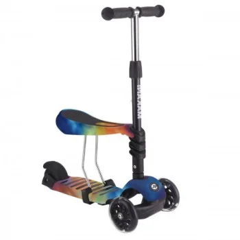 Kikka Boo trotinet 3u1 Makani Ride and Skate Rainbow-1 Kikka Boo trotinet 3u1 Makani Ride and Skate Rainbow-1