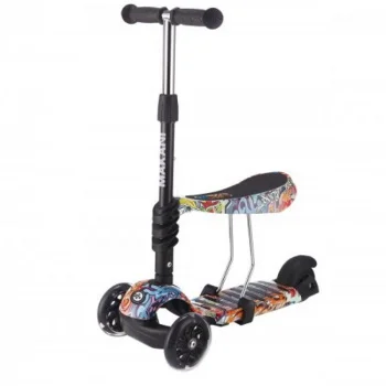 Kikka Boo trotinet 3u1 Makani Ride and Skate Scretch Kikka Boo trotinet 3u1 Makani Ride and Skate Scretch