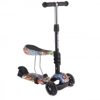 Kikka Boo trotinet 3u1 Makani Ride and Skate Scretch-1 Kikka Boo trotinet 3u1 Makani Ride and Skate Scretch-1