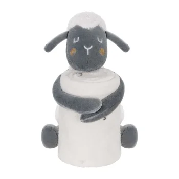 Kikka Boo ćebence za bebe sa plišanom igračkom 70×100 Stripy Friends-1 Kikka Boo ćebence za bebe sa plišanom igračkom 70×100 Stripy Friends-1