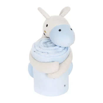 Kikka Boo ćebence za bebe sa plišanom igračkom 70×100 Stripy Friends-1 Kikka Boo ćebence za bebe sa plišanom igračkom 70×100 Stripy Friends-1