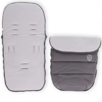 Kikka Boo zimska navlaka za kolica Embroidered dark grey-1 Kikka Boo zimska navlaka za kolica Embroidered dark grey-1