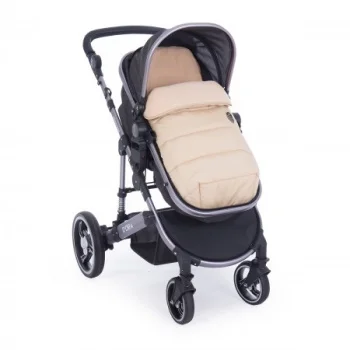 Kikka Boo zimska navlaka za kolica Embroidered beige -2 Kikka Boo zimska navlaka za kolica Embroidered beige -2