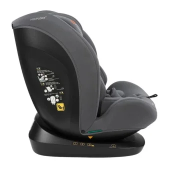 Kikka Boo autosedište I-Explore 2 premium I-Size 40-150cm Grey-5 Kikka Boo autosedište I-Explore 2 premium I-Size 40-150cm Grey-5