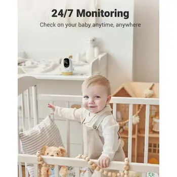 Kikkaboo Wi-Fi & Bluetooth baby kamera Ethan KKB41132-4