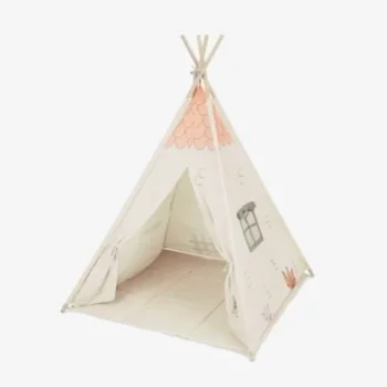 Kikka Boo drveni šator sa prostirkom Beige House-3 Kikka Boo drveni šator sa prostirkom Beige House-3