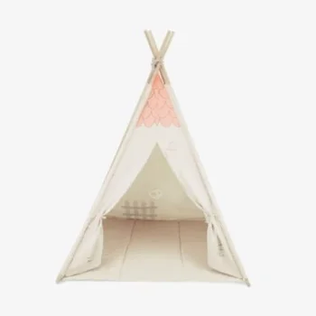 Kikka Boo drveni šator sa prostirkom Beige House-5 Kikka Boo drveni šator sa prostirkom Beige House-5