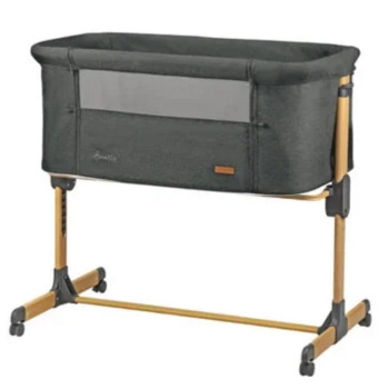 Kikka Boo kolevka Amaris wood dekor Dark Grey Kikka Boo kolevka Amaris wood dekor Dark Grey