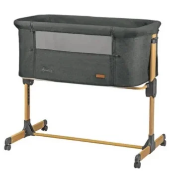 Kikka Boo kolevka Amaris wood dekor Dark Grey Kikka Boo kolevka Amaris wood dekor Dark Grey