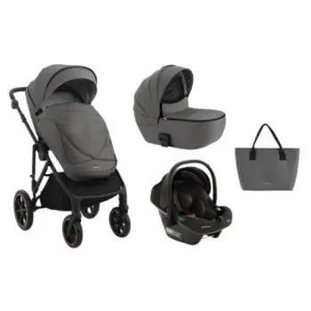 Kikka Boo kolica Thea 3u1 set sa autosedištem I-Prime I-size i tvrdom korpom Grey