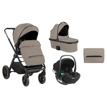 Kikka Boo kolica Tiffany set 3u1 sa autosedištem I-Xtend I-size i tvrdom korpom Beige Kikka Boo kolica Tiffany set 3u1 sa autosedištem I-Xtend I-size i tvrdom korpom Beige