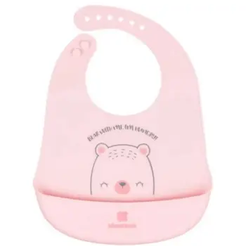 Kikka Boo portikla silikonska Bear with Me Pink