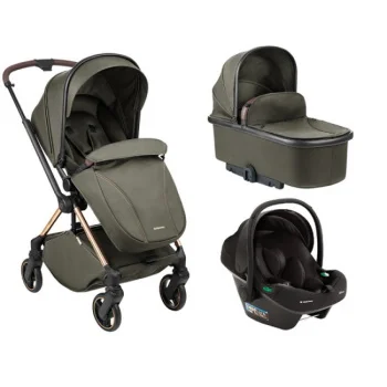 Kikka Boo kolica Lanah 3u1 set sa autosedištem I-Prime I-size i tvrdom korpom Army Green Kikka Boo kolica Lanah 3u1 set sa autosedištem I-Prime I-size i tvrdom korpom Army Green