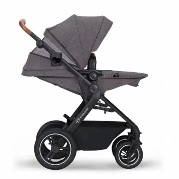 Kinderkraft dečija kolica 3u1 B-Tour Mink dark grey -8