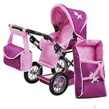 Knorr kolica za lutke Ruby jednorog ljubičasta Knorr kolica za lutke Ruby jednorog ljubičasta