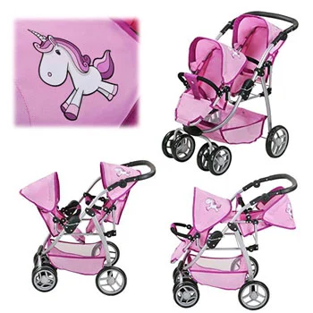 Knorr dupla kolica  za lutke Milo Unicorn 16474 Knorr dupla kolica  za lutke Milo Unicorn 16474