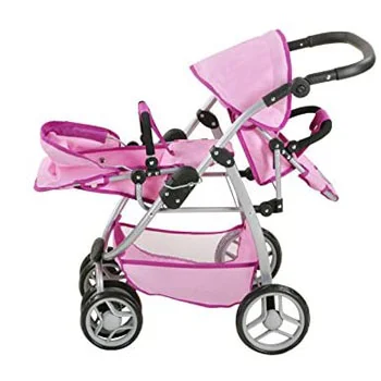 Knorr dupla kolica  za lutke Milo Unicorn 16474-2 Knorr dupla kolica  za lutke Milo Unicorn 16474-2