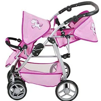 Knorr dupla kolica  za lutke Milo Unicorn 16474-5 Knorr dupla kolica  za lutke Milo Unicorn 16474-5