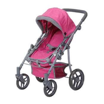 Knorr kolica za lutke Juna roze 63531-1 Knorr kolica za lutke Juna roze 63531-1