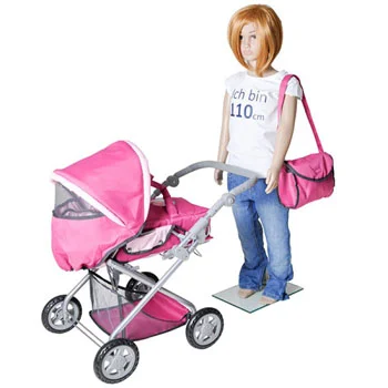 Knorr kolica za lutke Kyra pink butterfly 61888-3 Knorr kolica za lutke Kyra pink butterfly 61888-3