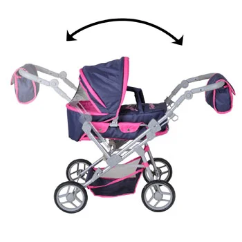 Knorr kolica za lutke Mioux Diadem sa štrasom 11425 -3 Knorr kolica za lutke Mioux Diadem sa štrasom 11425 -3