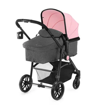 Kolica za bebe 3u1 set Juli Pink Kinderkraft-2 Kolica za bebe 3u1 set Juli Pink Kinderkraft-2