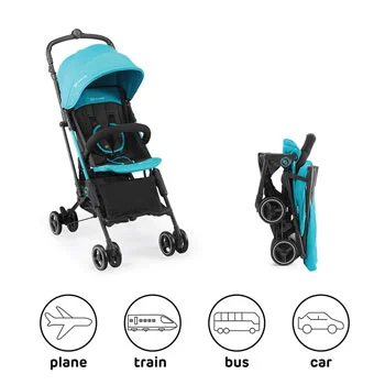 Dečija kišobran kolica Turquoise Mini dot Kinderkraft-1 Dečija kišobran kolica Turquoise Mini dot Kinderkraft-1